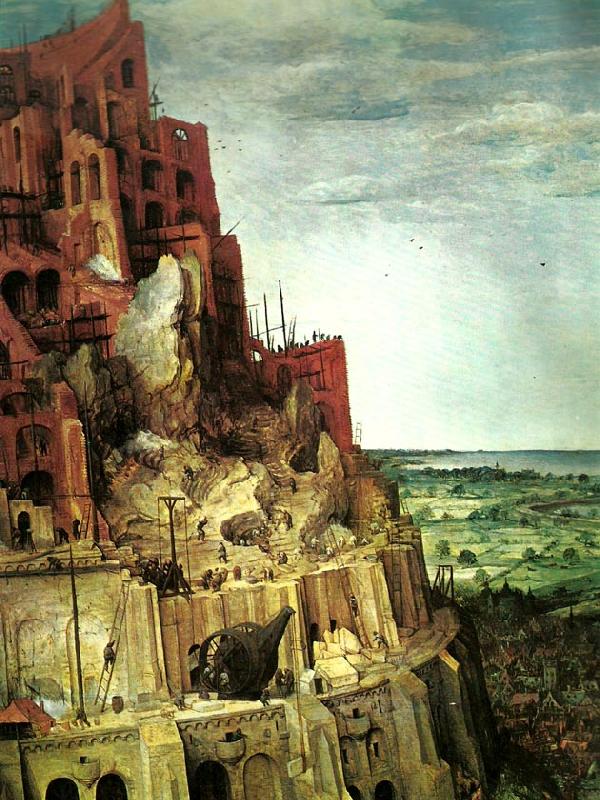 Pieter Bruegel detalj fran babels torn